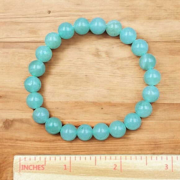 Green Aventurine Crystal Gemstone Bracelet Handmade - Picture 6 of 6